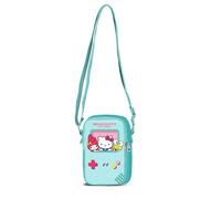 Hello Kitty Videogame-Sac à Bandoulière Téléphone Lite, Turquoise, 13 x 19 cm