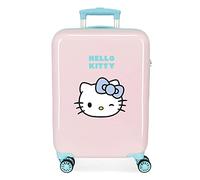 Hello Kitty Wink Valise de Cabine Rose 38 x 55 x 20 cm Rigide ABS Fermeture à Combinaison latérale 34 l 2 kg 4 Roues Doubles Équipement à Main