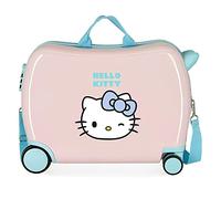 Hello Kitty Wink Valise pour Enfant Bleu 50 x 39 x 20 cm Rigide ABS Fermeture à Combinaison latérale 34 l 1,8 kg 4 Roues Équipement à Main