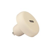 Hello Klean Pommeau de douche anti-calcaire pluie - Beige | Filtre chlore & impuretés | Peau & cheveux plus doux | Design effet pluie