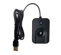 Hello Lecteur d'empreintes digitales avec enregistrement de compte multiple 1 touche Verrouillage d'écran Câble de 1,5 m pour ordinateur de bureau et ordinateur portable Connexion sans mot de passe