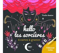 Hello les sorcières - 6 mini cartes à gratter + bâtonnet inclus: 6 mini cartes à gratter + bâtonnet inclus