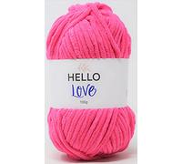 Hello Love Pelote de laine, rose rose, 100 g