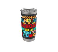 Hello Middle School, Goodbye Elementary School 2026 Last Day Gobelet isotherme en acier inoxydable double paroi