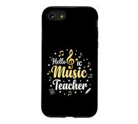 Hello Music Teacher Notes de Musique e Sol Coque pour iPhone SE (2020) / 7/8