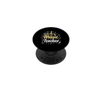 Hello Music Teacher Notes de Musique e Sol PopSockets PopGrip Adhésif