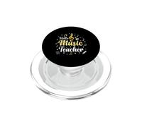 Hello Music Teacher Notes de Musique e Sol PopSockets PopGrip pour MagSafe