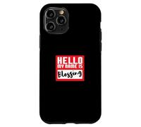 Hello My Name is Blessing in Disguise Fête d'halloween Amusante Coque pour iPhone 11 Pro