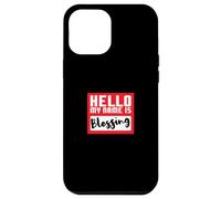 Hello My Name is Blessing in Disguise Fête d'halloween Amusante Coque pour iPhone 12 Pro Max