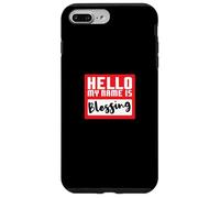 Hello My Name is Blessing in Disguise Fête d'halloween Amusante Coque pour iPhone 7 Plus/8 Plus