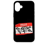 Hello My Name is Rebel T-Shirt à Capuche pour Femme Coque pour iPhone 16 Plus