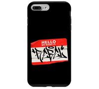 Hello My Name is Rebel T-Shirt à Capuche pour Femme Coque pour iPhone 7 Plus/8 Plus