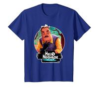 Hello Neighbor - Designs liés au Jeu T-Shirt, Enfant, Bleu Royal, 2 Ans