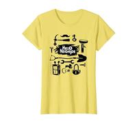 Hello Neighbor - Designs liés au Jeu T-Shirt, Femme, Citron, M