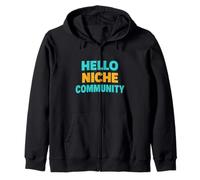 Hello Niche Communauté Sweat à Capuche