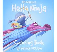 Hello Ninja Coloring Book