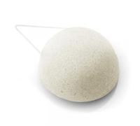 Hello Orient - Éponge Konjac Blanche Naturelle - Nettoyant Visage Doux 100% Végétal - Exfoliant Quotidien pour Peaux Sensibles - Zéro Déchet & Biodégradable - Usage avec ou sans Savon