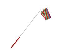 Hello Orient - Ruban gymnastique rythmique 4 mètres MULTICOLOR - Bâton inclus | Ruban Satiné Danse Gymnastique enfant ou adulte | Accessoire GR initiation, danse, twirling, entraînement artistique