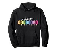 Hello Popsicle Amusant Vacances d'été Plage Garçon Fille Enfant Sweat à Capuche