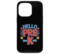 Hello Pre-K Preschool Squad Spider Back to School First Day Coque pour iPhone 13 Pro