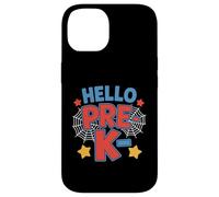 Hello Pre-K Preschool Squad Spider Back to School First Day Coque pour iPhone 14