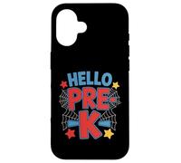 Hello Pre-K Preschool Squad Spider Back to School First Day Coque pour iPhone 16
