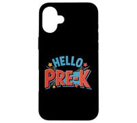Hello Pre-K Preschool Squad Spider Back to School First Day Coque pour iPhone 16 Plus