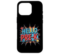 Hello Pre-K Preschool Squad Spider Back to School First Day Coque pour iPhone 16 Pro