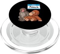 Hello Punch The Monkey Japan avec Un ami Animal en Peluche PopSockets PopGrip pour MagSafe