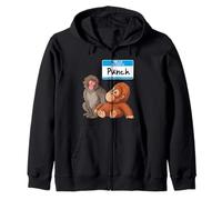 Hello Punch The Monkey Japan avec Un ami Animal en Peluche Sweat à Capuche