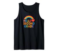 Hello Second Grade Fun Back-to-School Tees Bags and Decor Débardeur