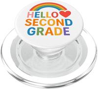 Hello Second Grade Fun Back-to-School Tees Bags and Decor PopSockets PopGrip pour MagSafe