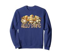 Hello Spring Gnomes for Women and Girls Who Loves Honey Bees Sweatshirt