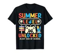 Hello Summer Funny Last Day Of School Level Jeu débloqué T-Shirt