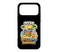 Hello Summer Goodbye Homework 2026 Dernier Jour d'école Coque pour iPhone 17 Pro Max