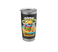 Hello Summer Goodbye Homework 2026 Dernier jour d'école Gobelet isotherme en acier inoxydable double paroi