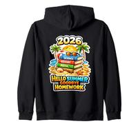 Hello Summer Goodbye Homework 2026 Dernier Jour d'école Sweat à Capuche