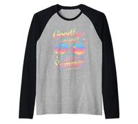 Hello Summer Happy Last Day of School Teacher Student Manche Raglan