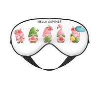 Hello Summer Masque de sommeil pour les yeux double face pour homme et femme - Occultant pour dormir et voyager