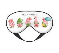 Hello Summer Masque de sommeil pour les yeux double face pour homme et femme - Occultant pour dormir et voyager
