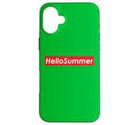 Hello Summer School is Out and I am Ready for Fun and Summer Coque pour iPhone 16 Plus