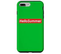 Hello Summer School is Out and I am Ready for Fun and Summer Coque pour iPhone 7 Plus/8 Plus