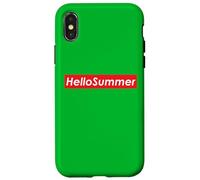 Hello Summer School is Out and I am Ready for Fun and Summer Coque pour iPhone X/XS