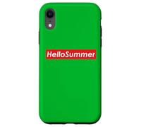Hello Summer School is Out and I am Ready for Fun and Summer Coque pour iPhone XR