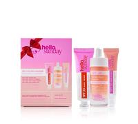 Hello Sunday The Everyday Essentials Bestsellers Kit | Protection SPF pour le visage, les lèvres et les mains | Soin de la peau d'hiver et coffret cadeau