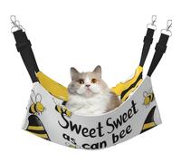 Hello Sunshine Honey Bee Printed Pet Hamac - Hamac de couchage pour chat, lapin, furet, chiot, petit animal
