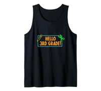 Hello Third Grade! 3e année Premier Jour d'école Garçon Fille Débardeur