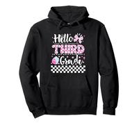 Hello Third Grade Coquette First Day of School Teacher Girls Sweat à Capuche