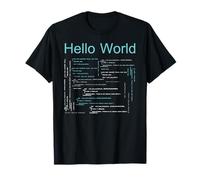 Hello World Funny HTML Code Programmateur langue T-Shirt