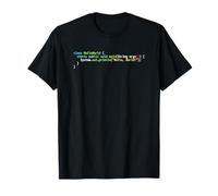 Hello World Java Code - Dark Syntax Scheme Coder T-Shirt